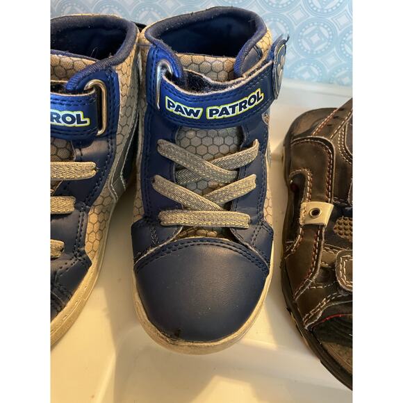 Paw Patrol high top sneakers & Cherokee brown sandals boy toddler size 10 - Picture 7 of 7
